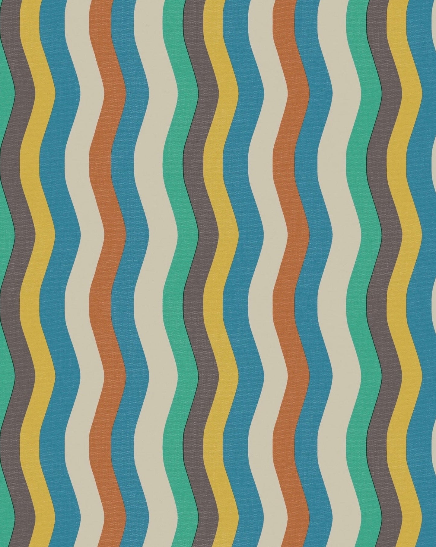 Wavy Stripe Wallpaper