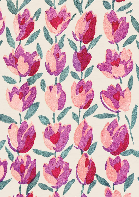 No.014 - Tulip Kisses - Vintage Archive Poster Prints