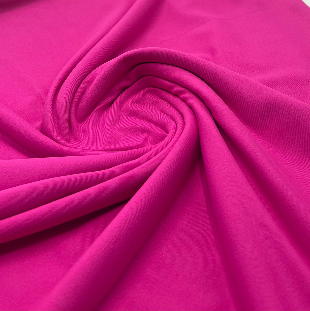Hot Pink Stretch Jersey 220GSM 4 Way Stretch Fabric