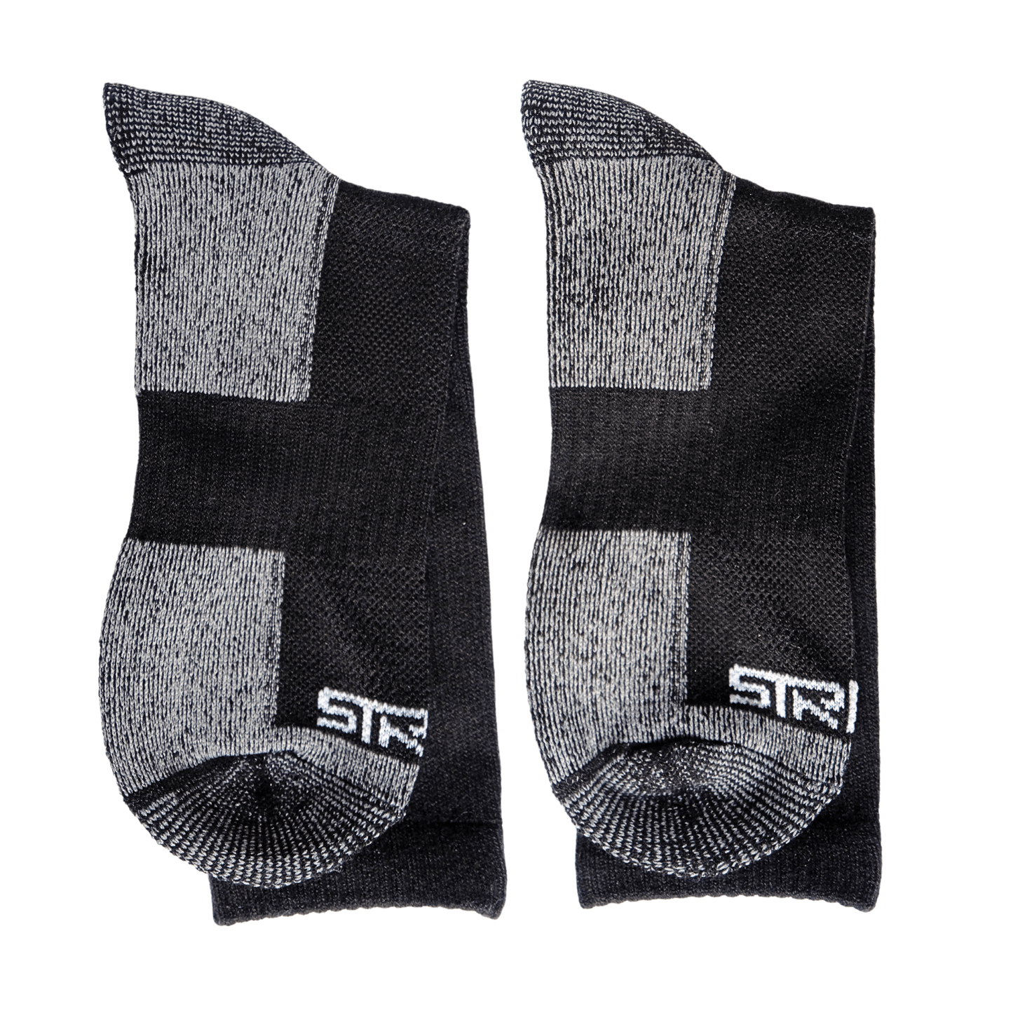 Black Merino Wool Hiking Socks | Winter Trekking | Unisex