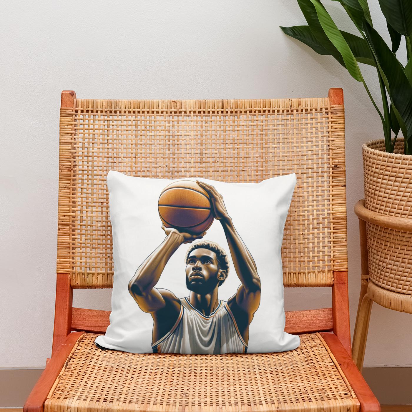 Free Throw Focus Cotton Cushion