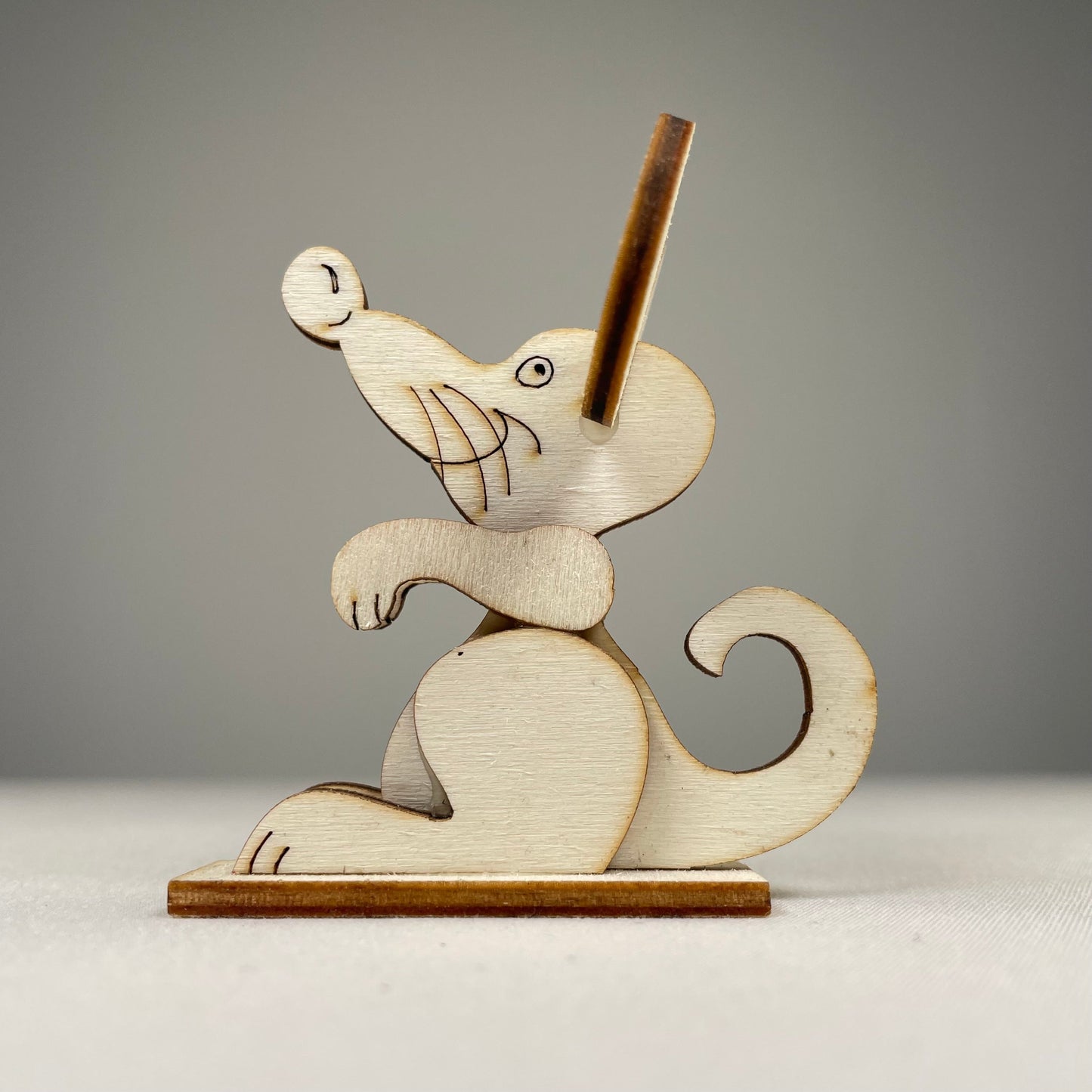Mouse Ornament - Handmade Ornament by Curious Rabbit ®