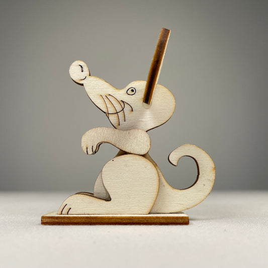 Mouse Ornament - Handmade Ornament by Curious Rabbit ®
