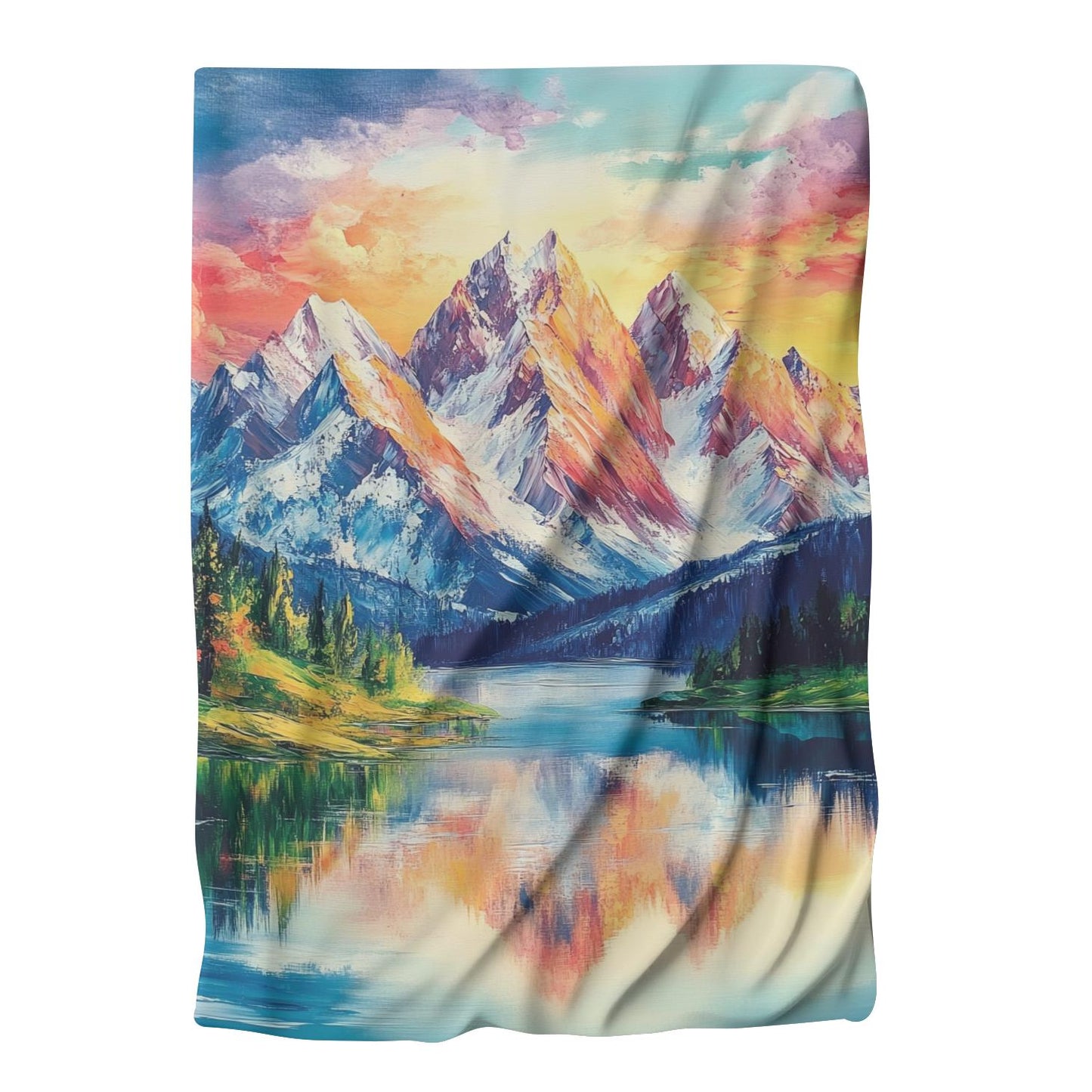 Alpine Sunset Blanket