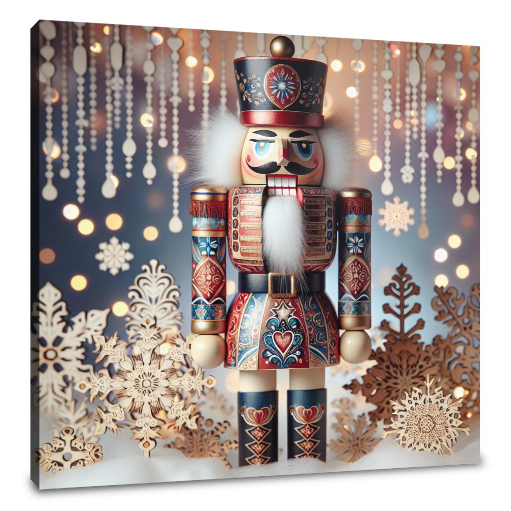 Enchanted Nutcracker Holiday Canvas