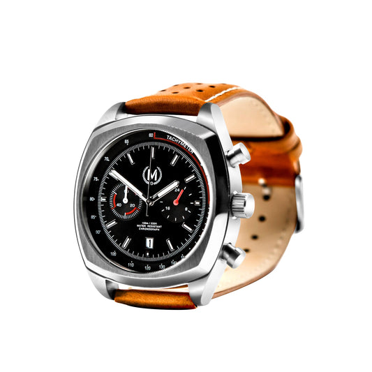 Classic Driver Chronograph, Tan Strap (PRE-ORDER NOW)
