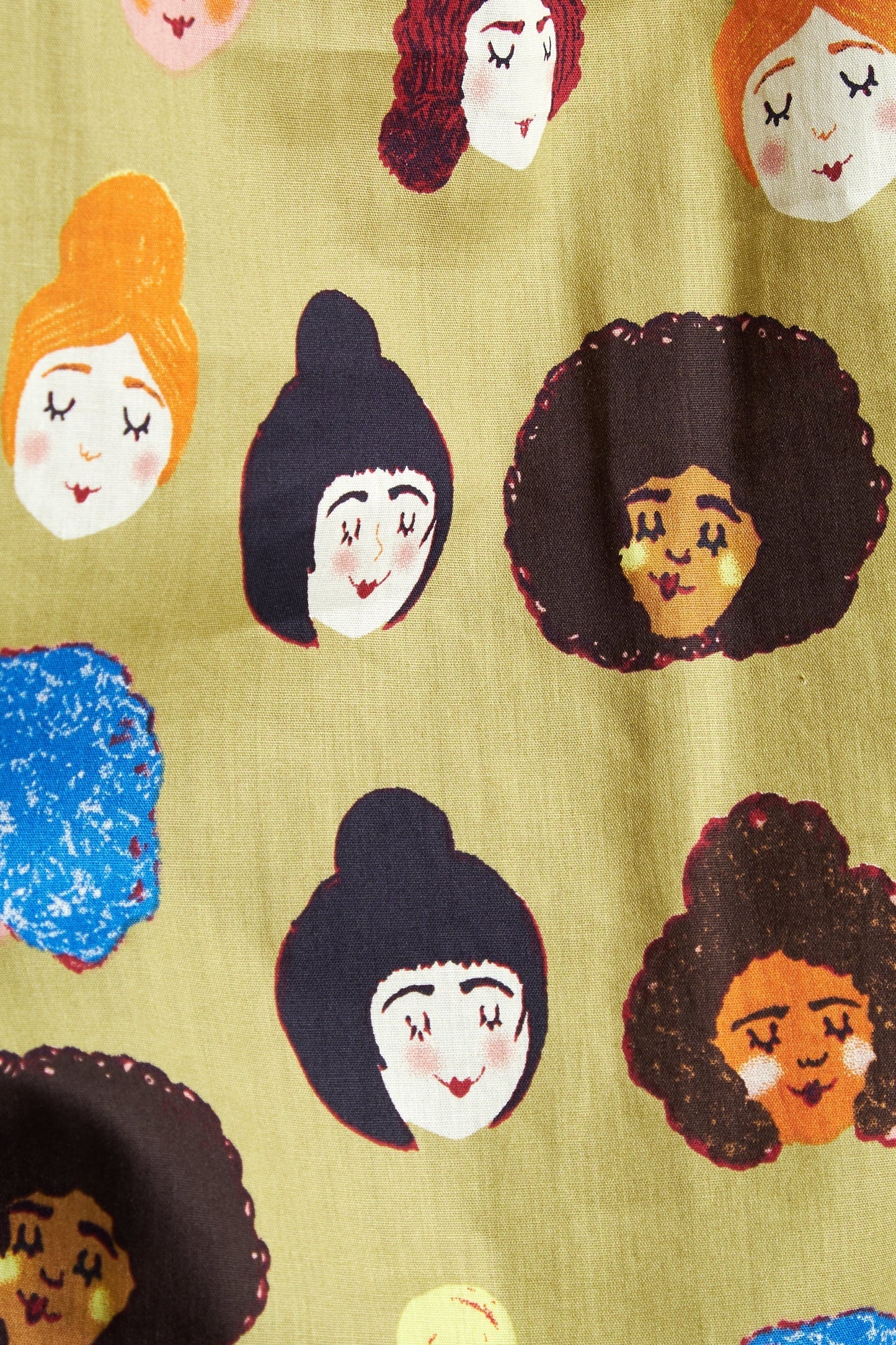 Hestia Besties Print Midi Skirt