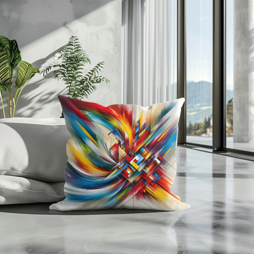 Color Burst Cotton Cushion