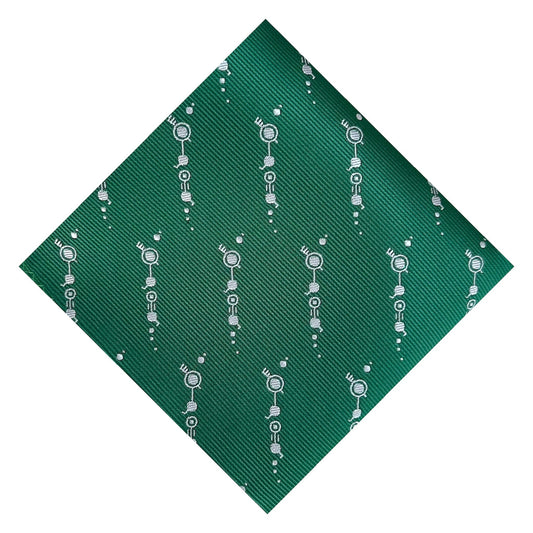 Crop Circle Alien Pocket Square