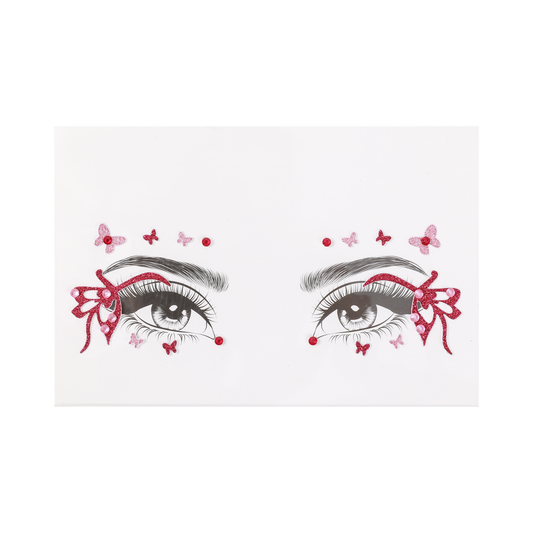 Mystical Butterfly Face Stickers