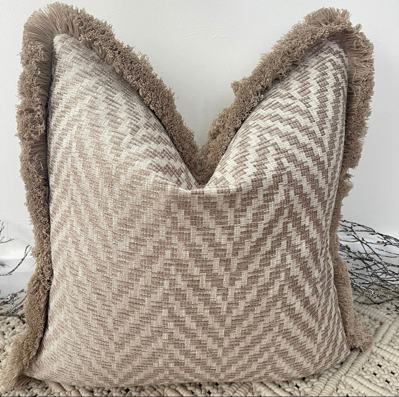 The Couture Cushion - The Beige Michi - Style No. 188