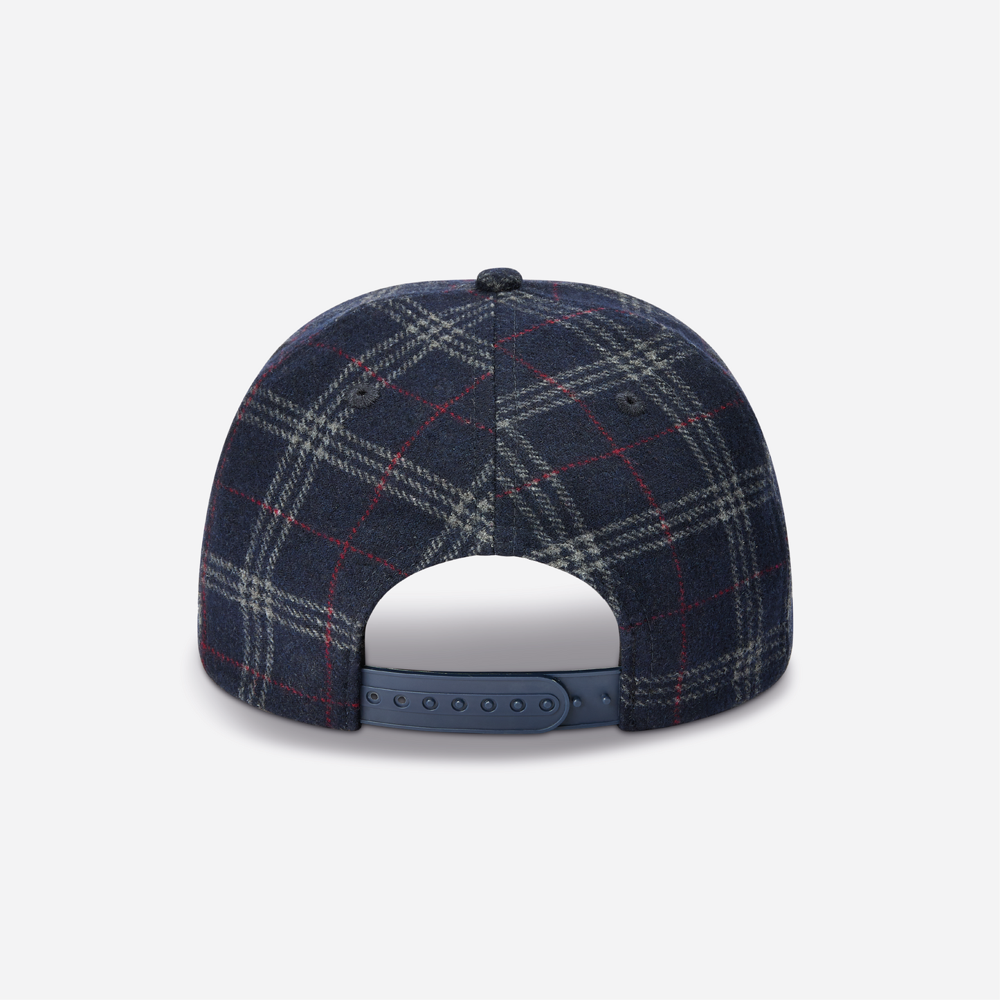PLAID SIDE SCRIPT HAT