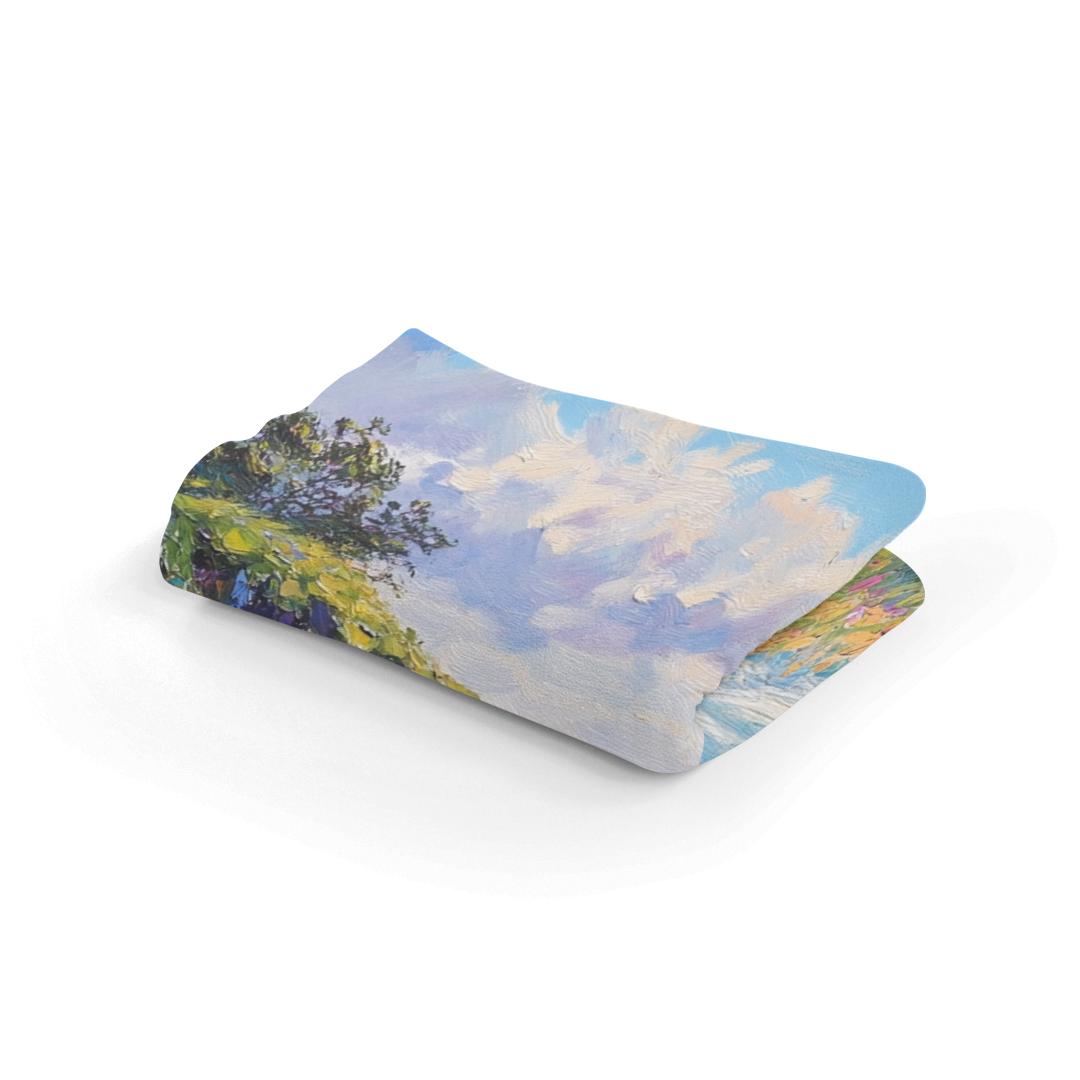 Floral Ocean Blanket