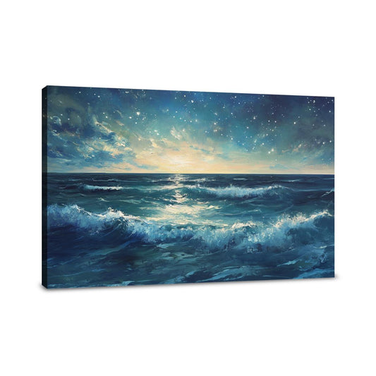 Ocean Meets Stars Canvas