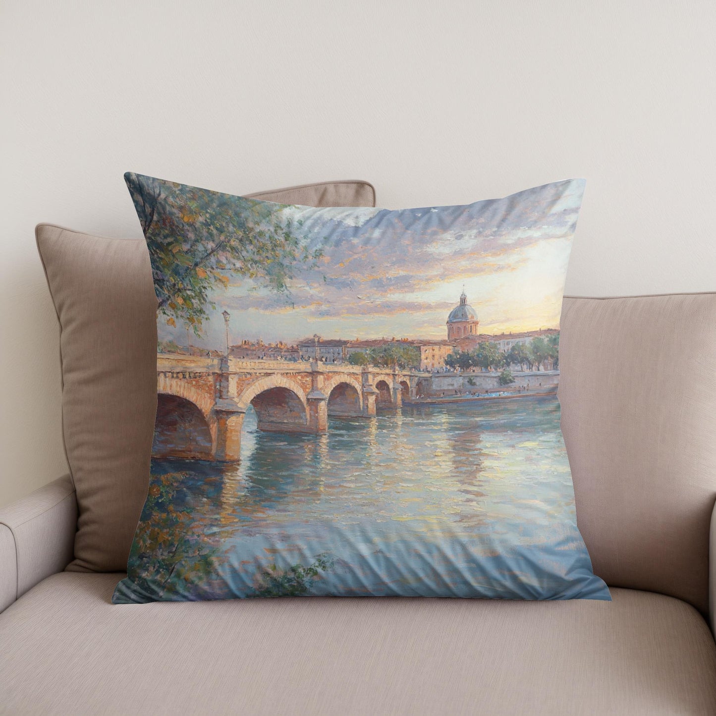 Pont Saint-Pierre Cotton Cushion