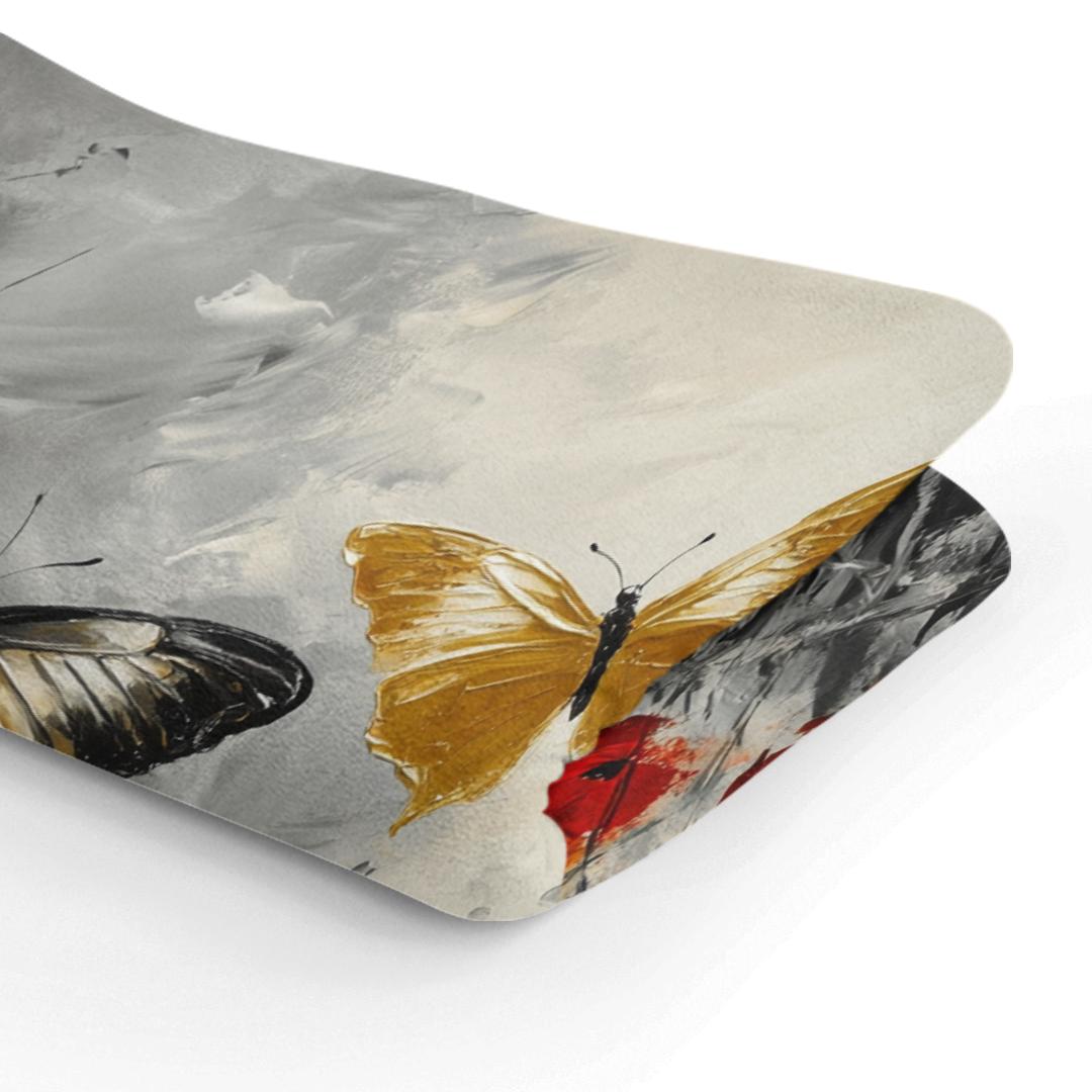 Golden Butterfly Meadow Blanket