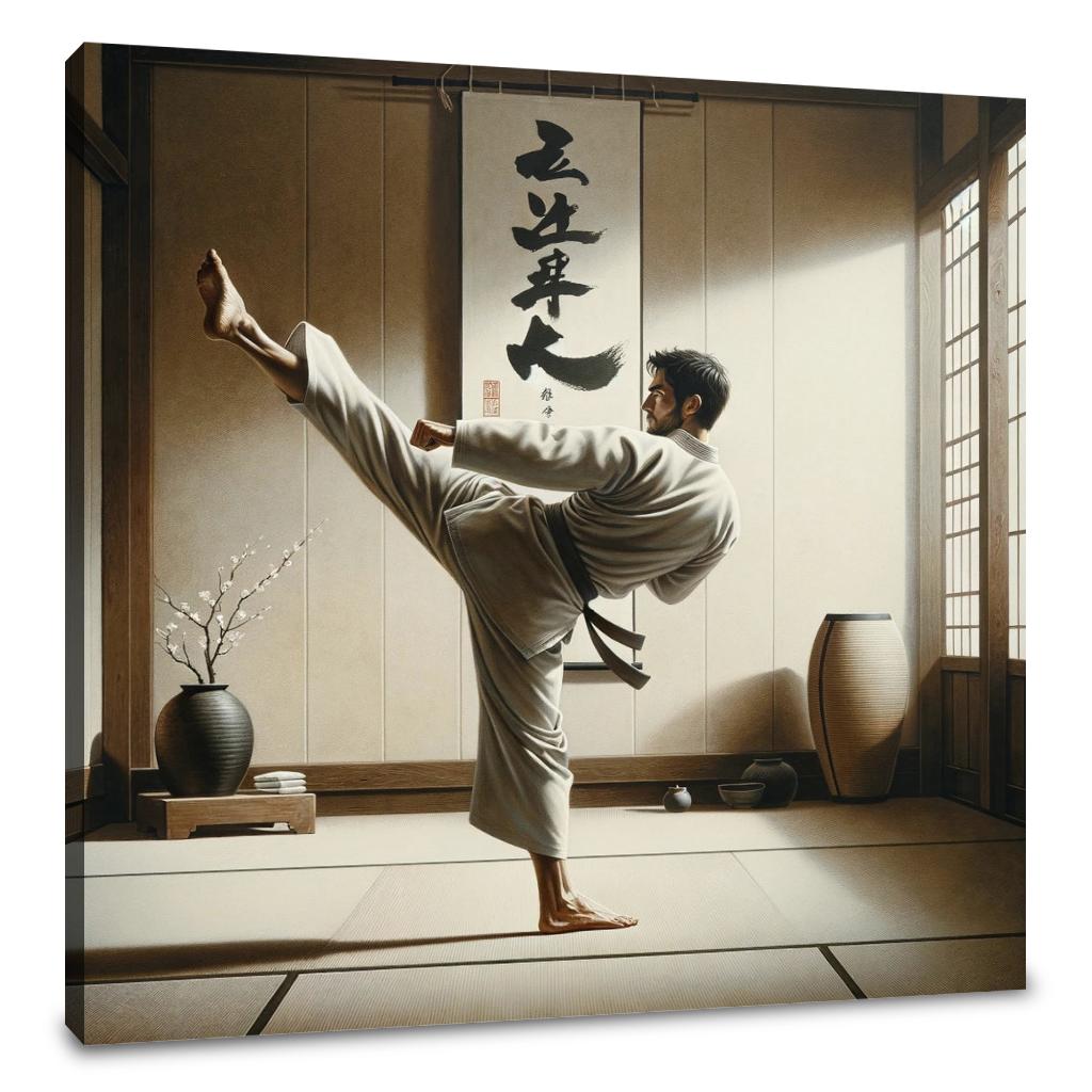 Martial Arts Focus Canvas