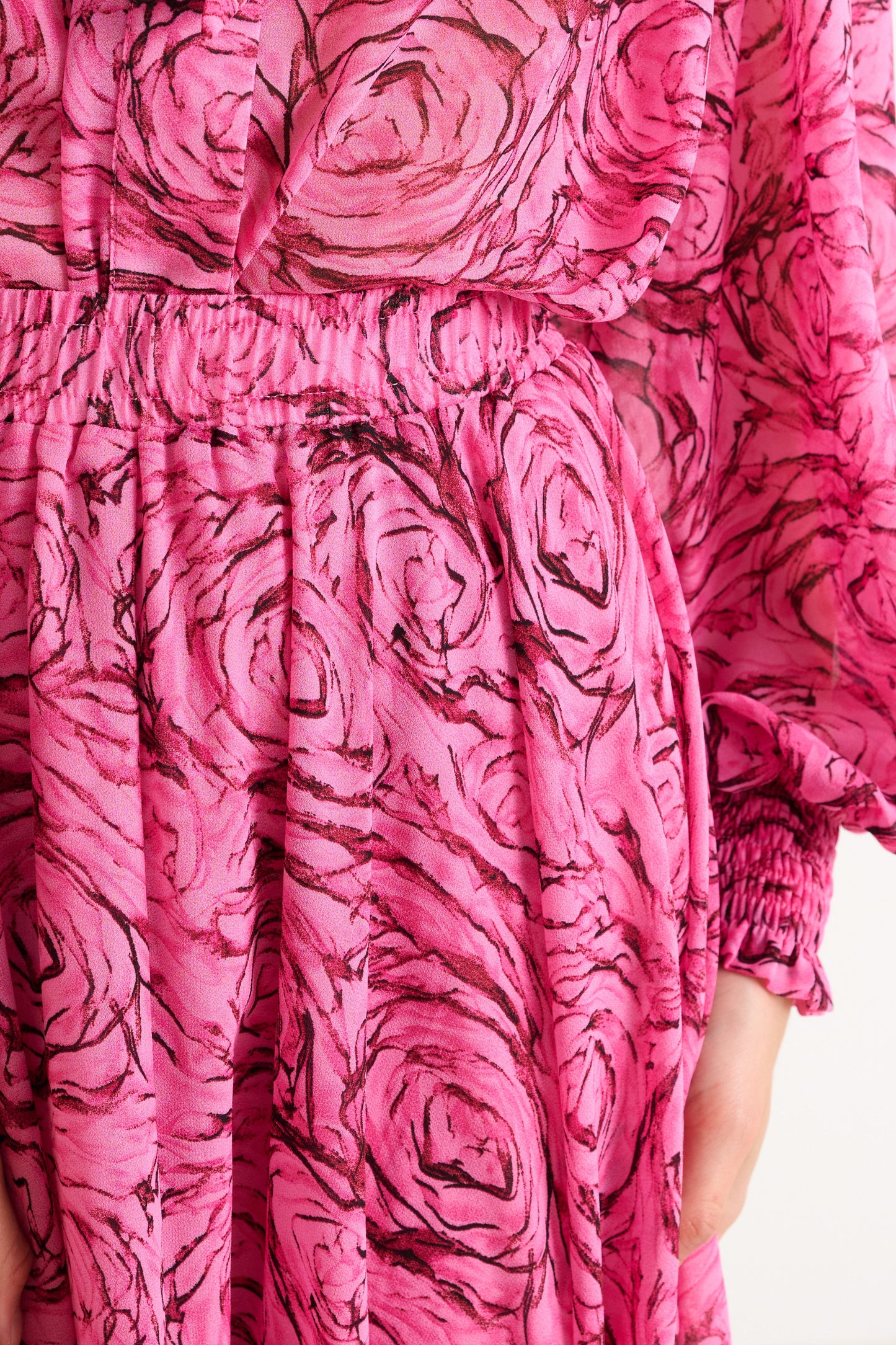 Agatha Rosechild Full Circle Midi Skirt – Pink