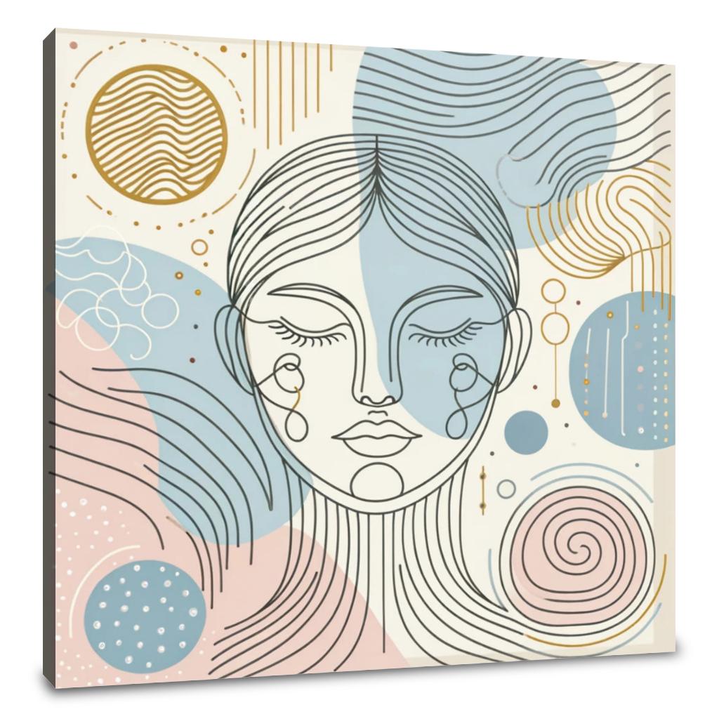 Introspective Harmony Canvas