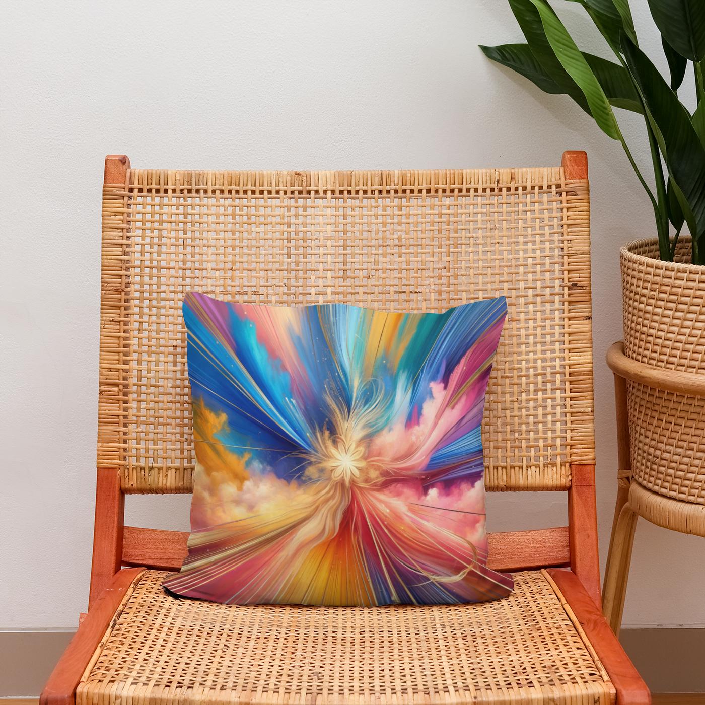 Vivid Harmony Cotton Cushion