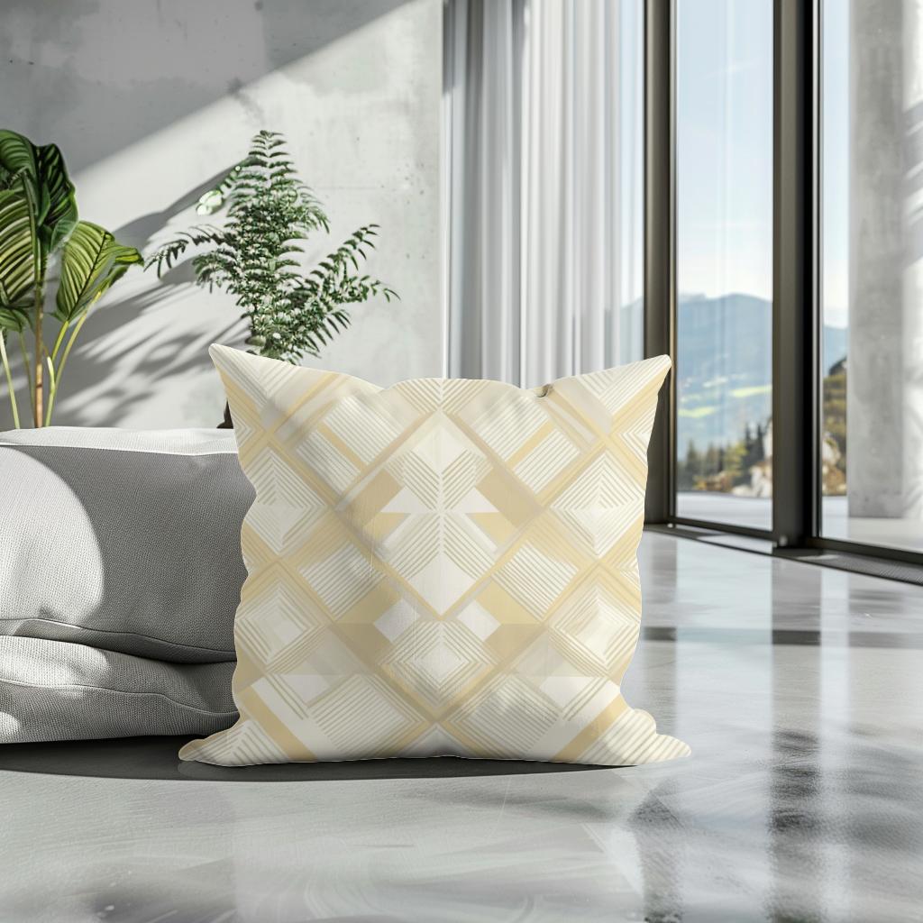 Diamond Rhythm Cotton Cushion