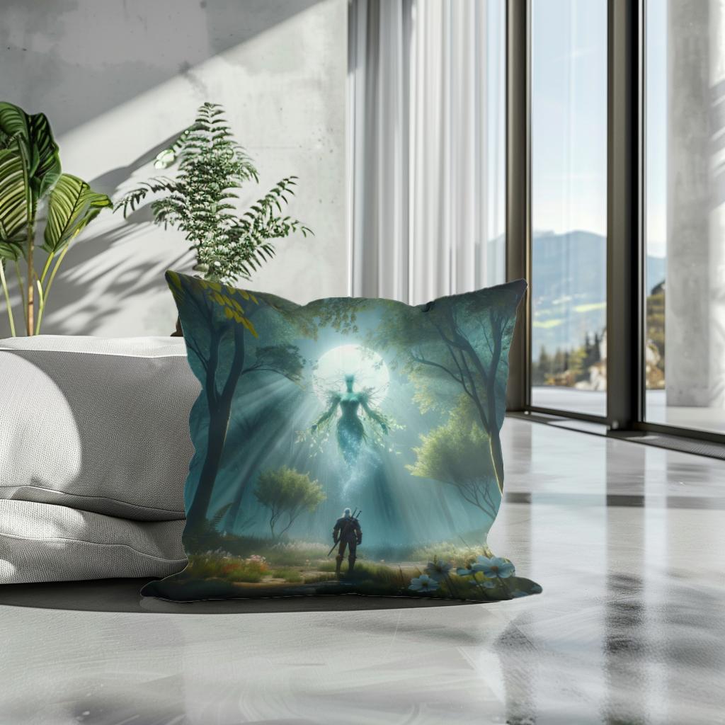 Moonlit Spirit Cotton Cushion
