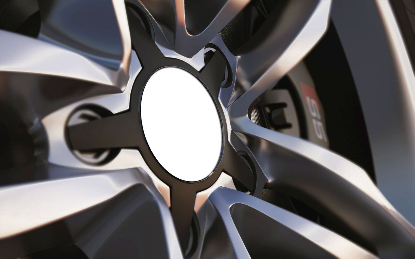 Upload Your Own Custom Design Universal Fit Alloy Wheel Centre Cap Badges (Pack of 4)