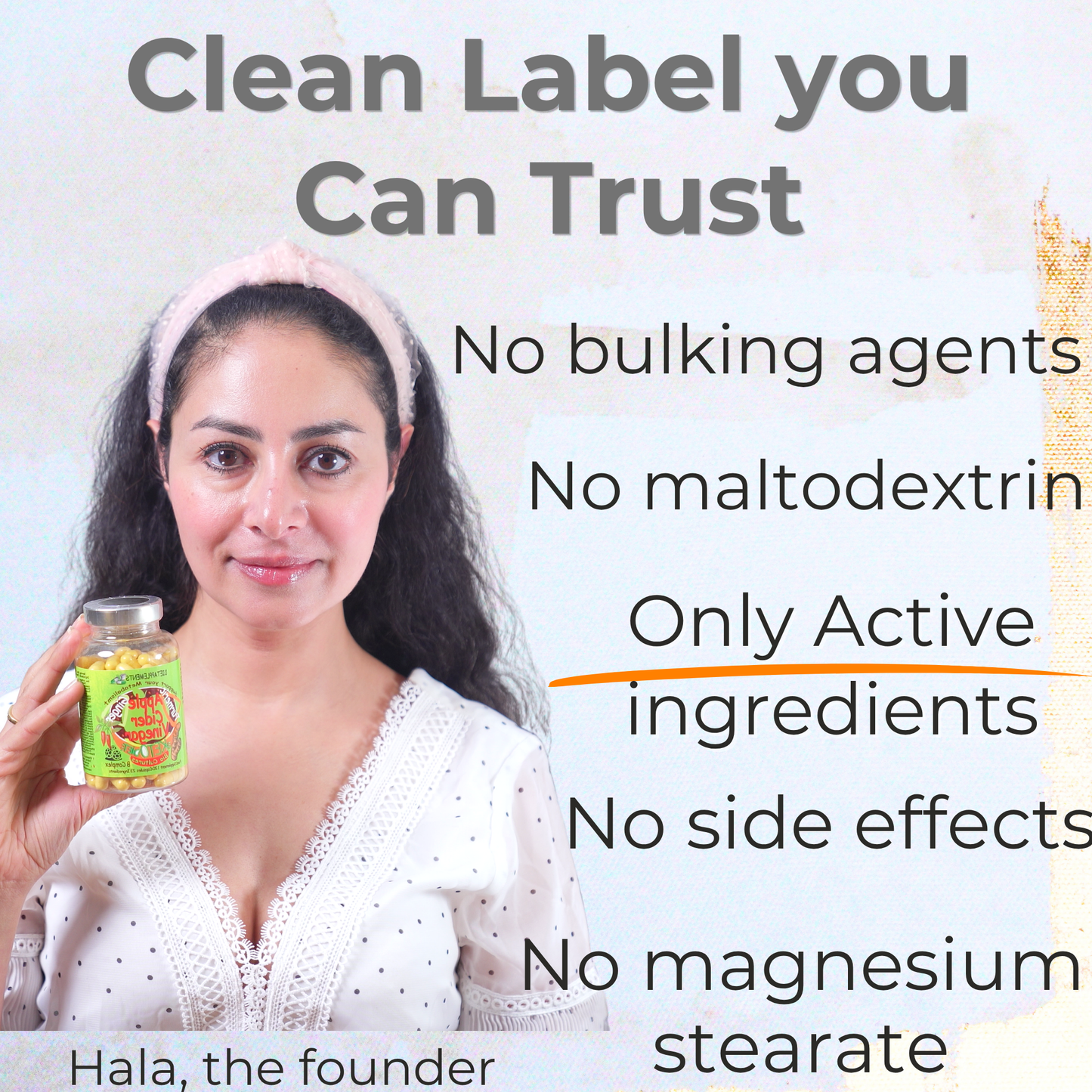 Raw Unfiltered Apple Cider Vinegar with the Mother, Vitamins & Minerals Complex