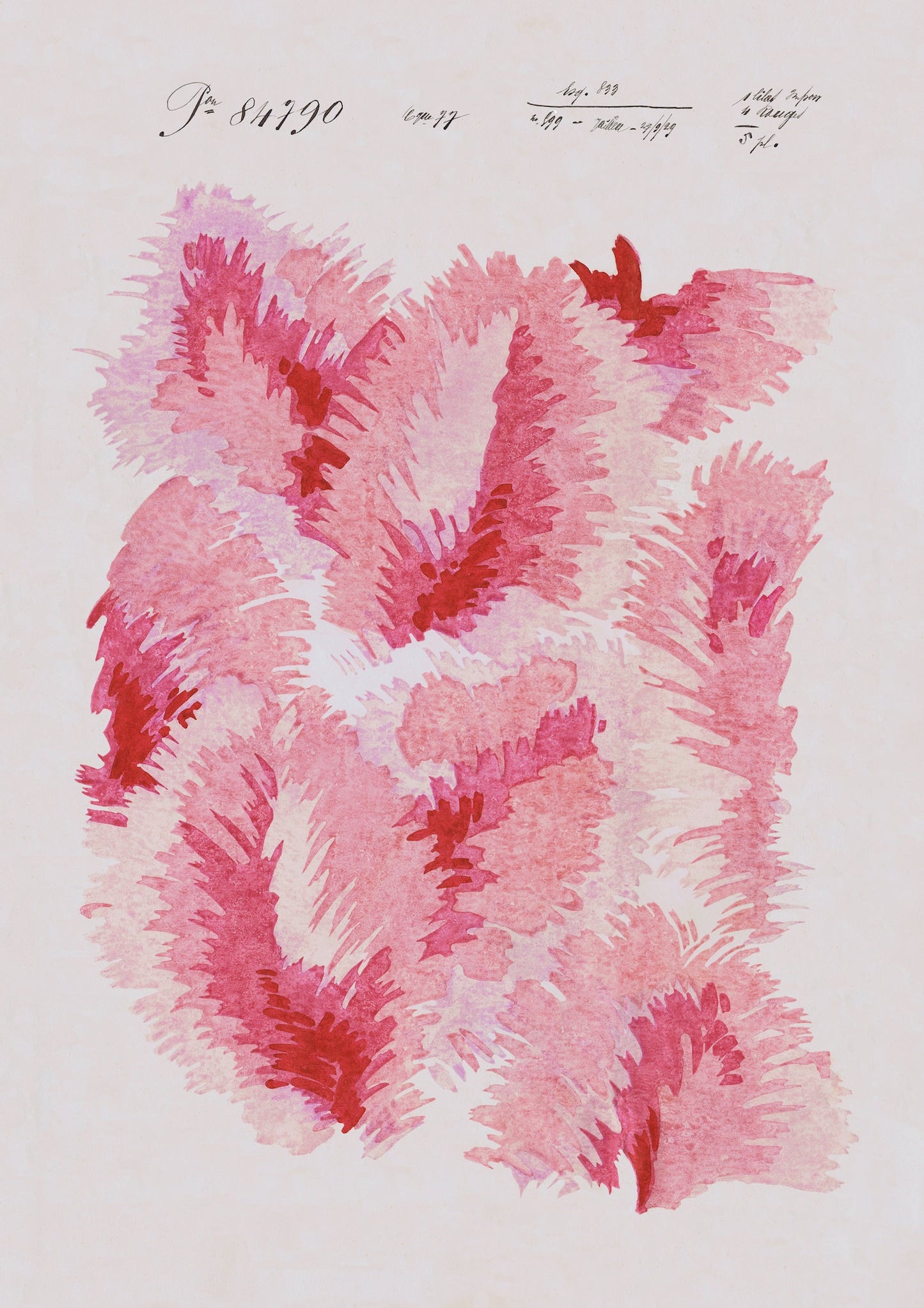 No.032 - Venus Plumes - Vintage Archive Poster Prints