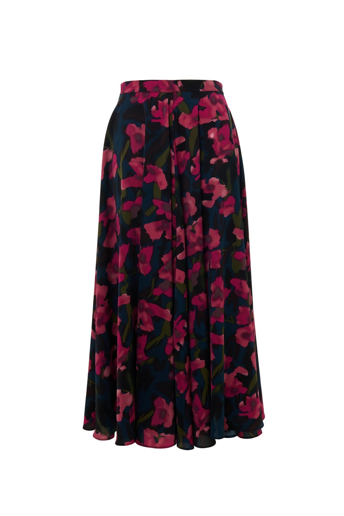 Anza Watermark Floral Print Midaxi Skirt