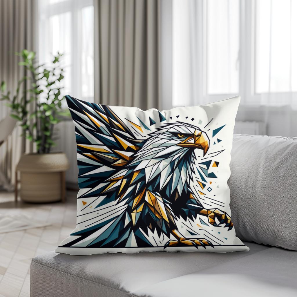 Regal Geometric Eagle Flight Cotton Cushion