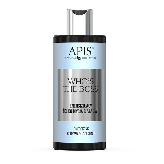 APIS Who’s the Boss Energising 3‑in‑1 Body Wash Gel | 300 ml