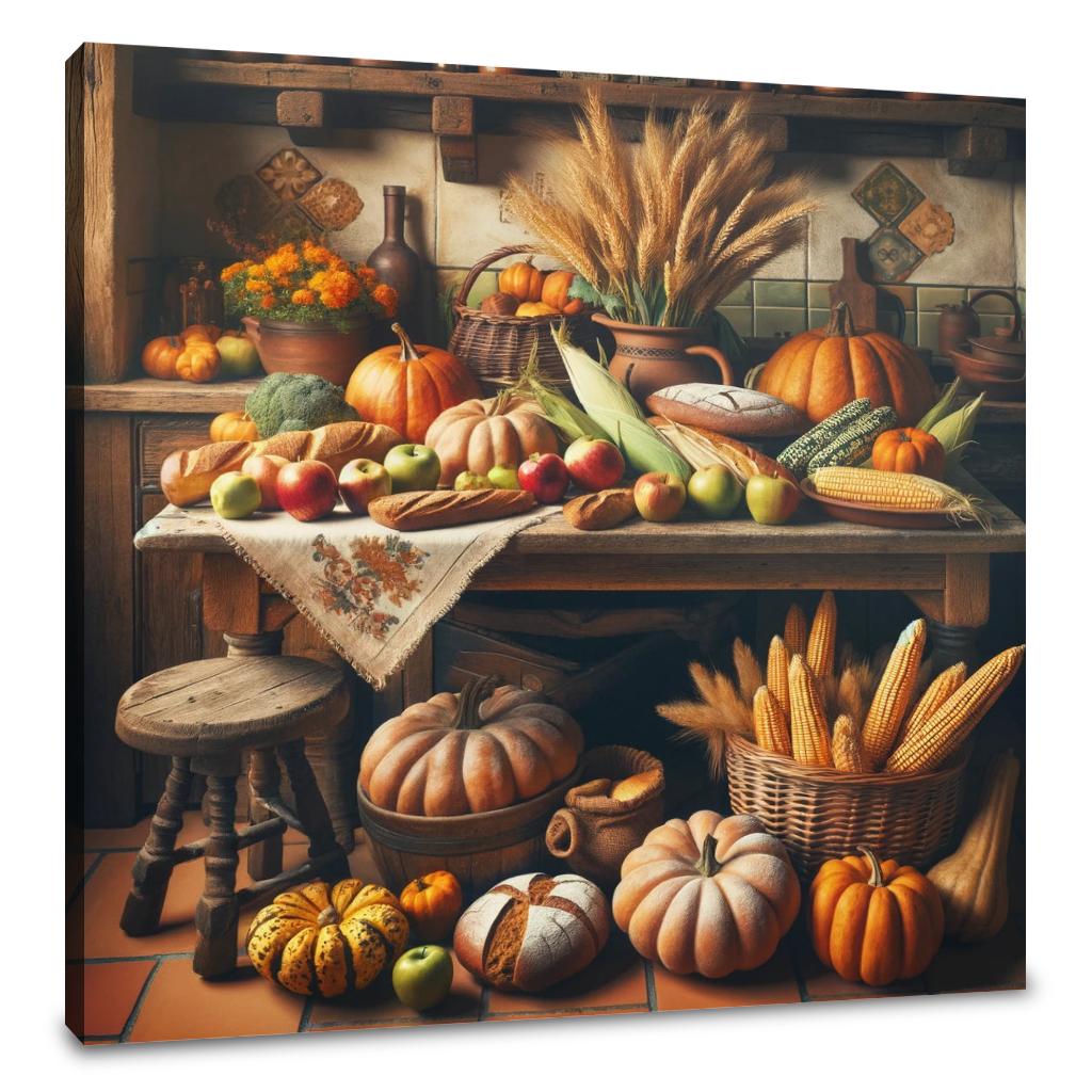 Rustic Harvest Charm Canvas
