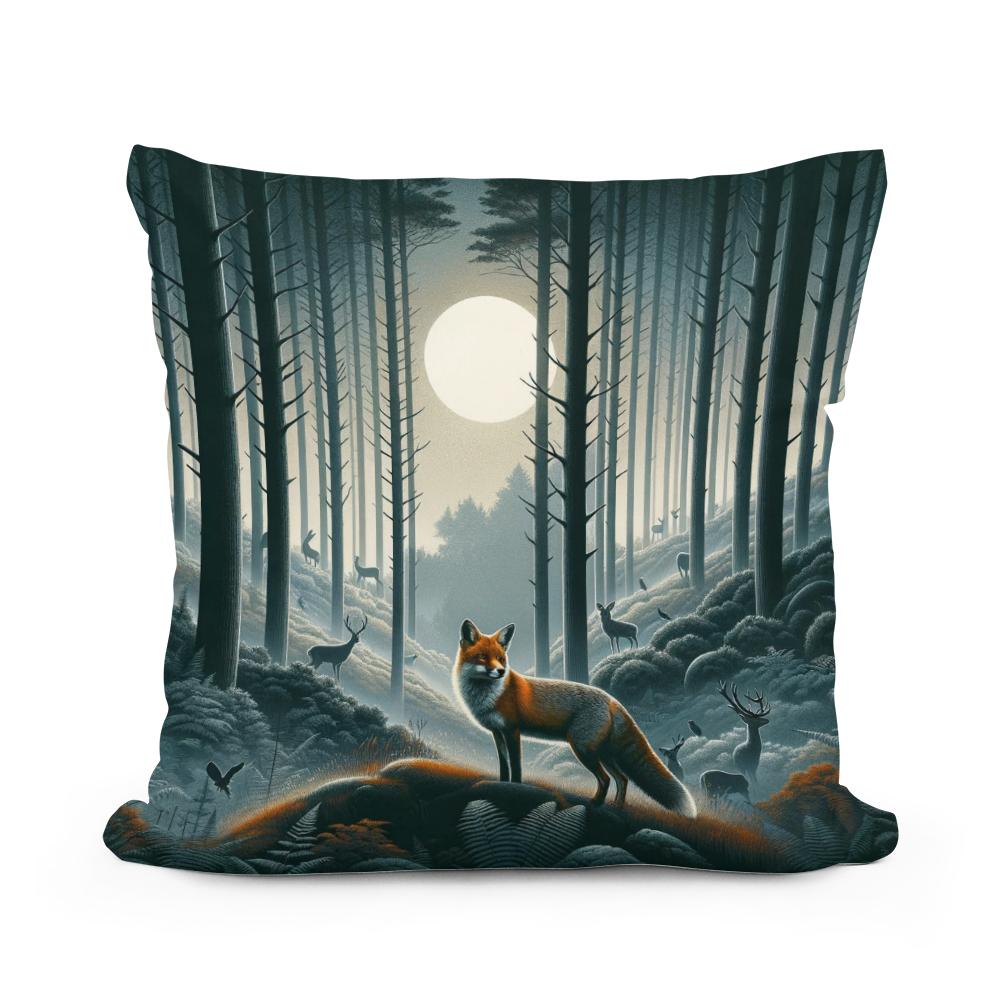 Mystique Forest Cotton Cushion