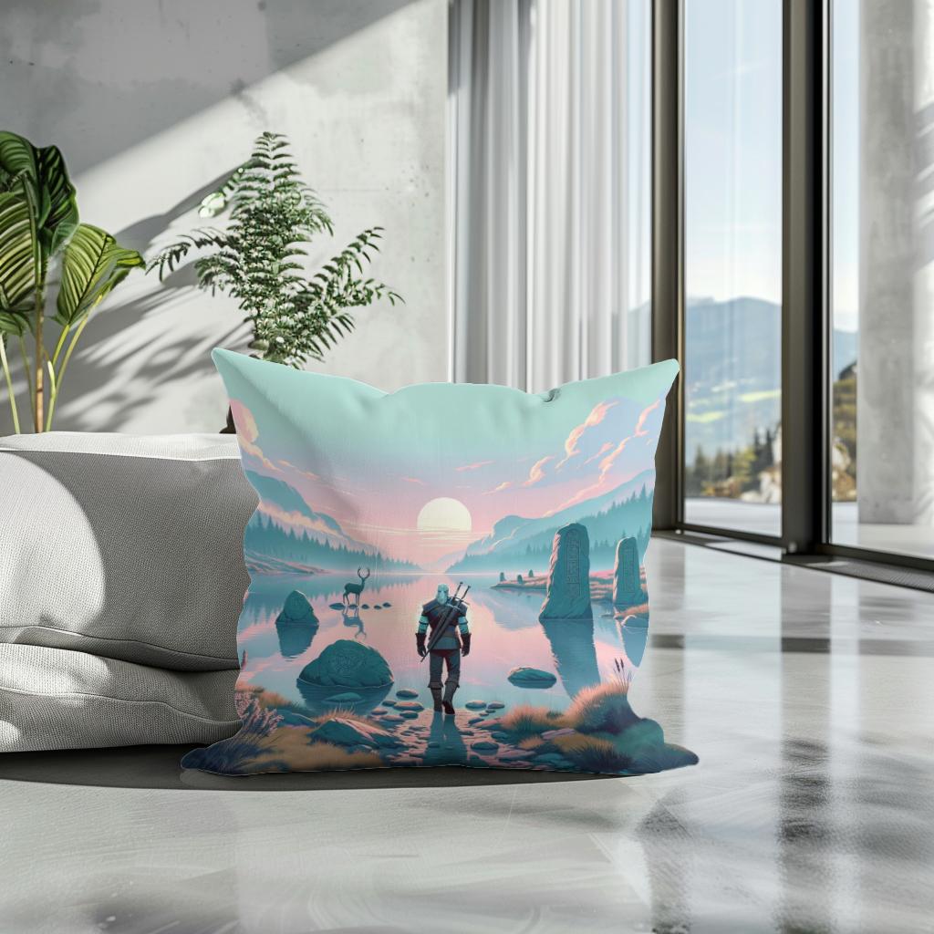 Twilight Tranquillity Cotton Cushion