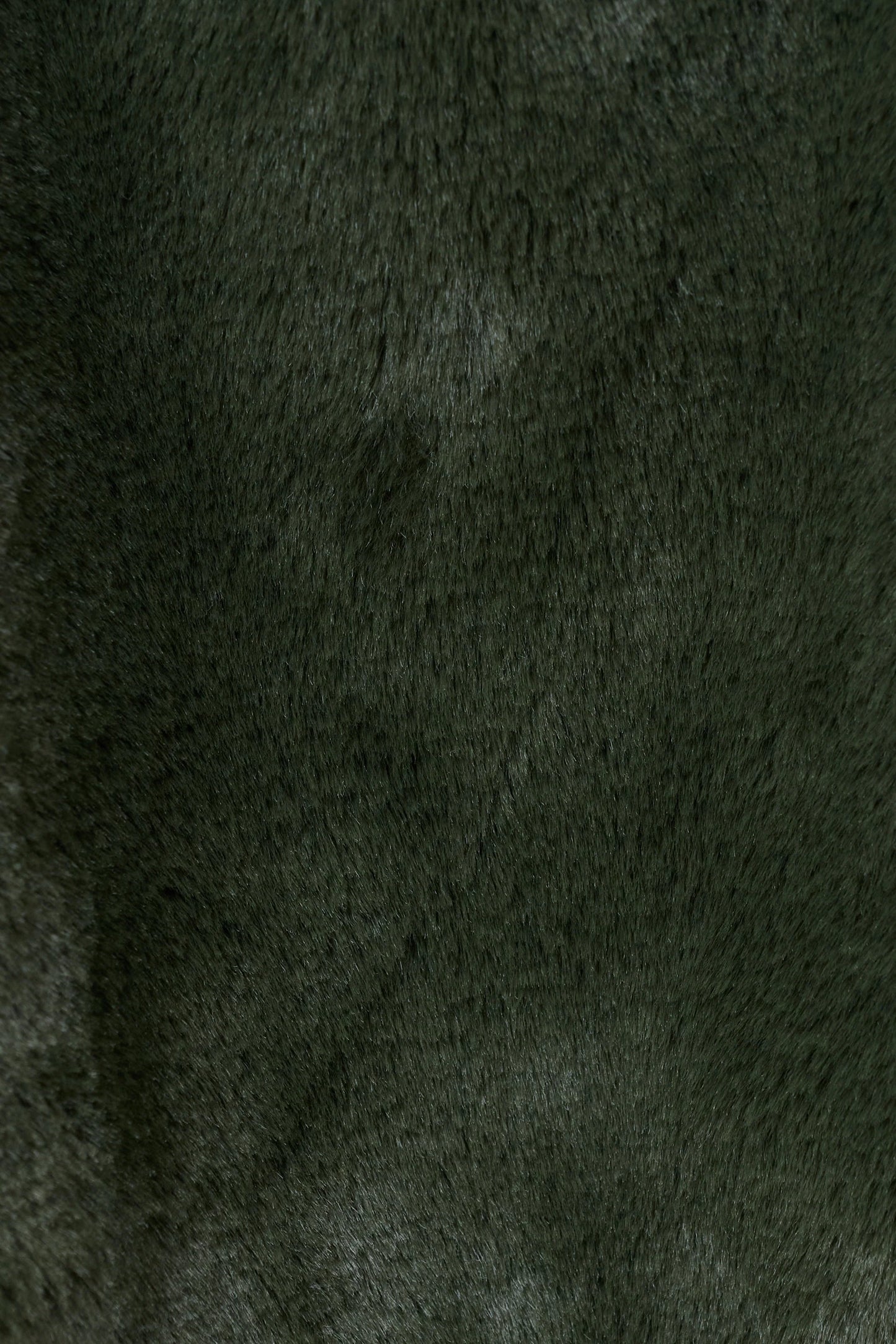 Arinette Faux Fur Tie Waist Coat - Khaki