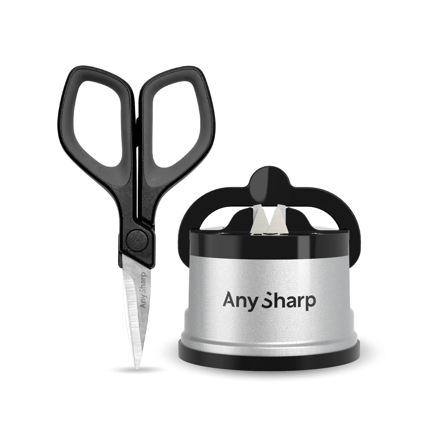 AnySharp Mini Scissors and Classic Knife Sharpener Bundle