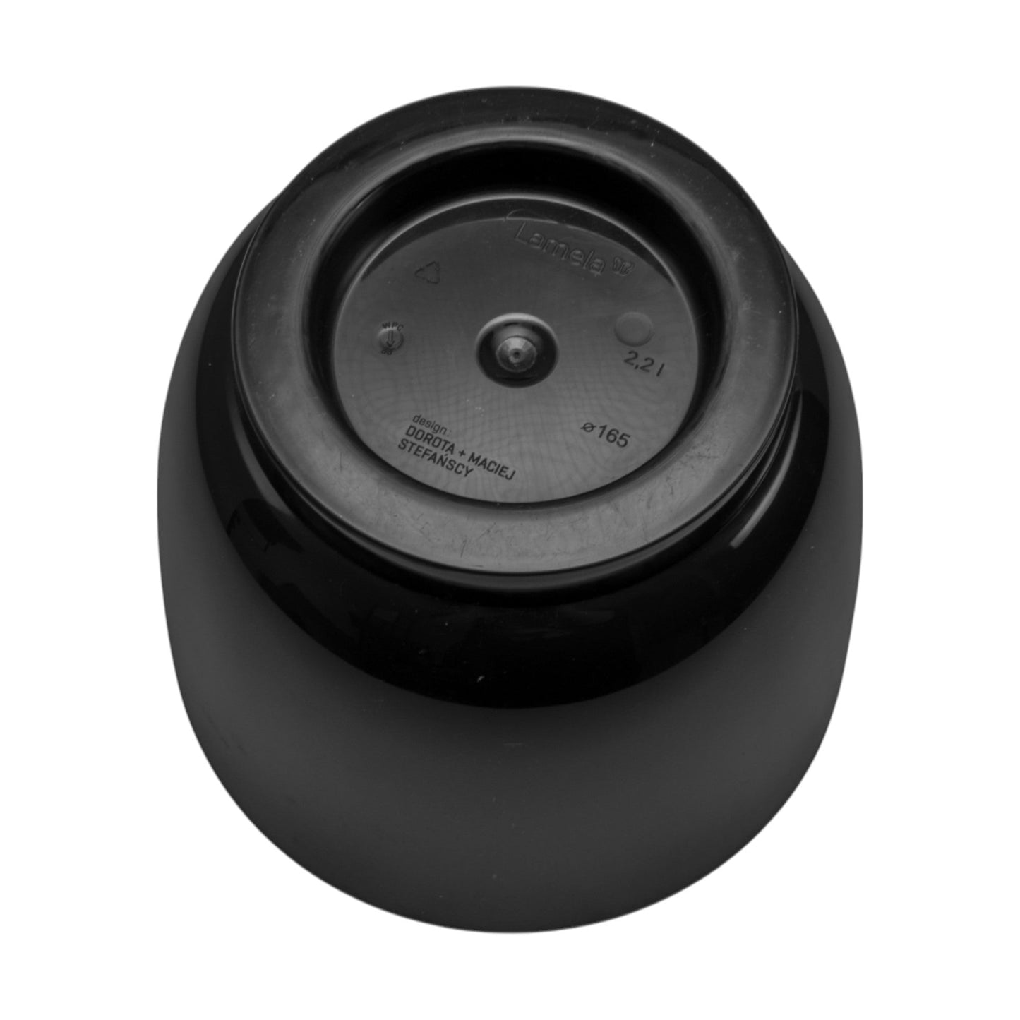 Atena Pot Without Hole 140mm Black