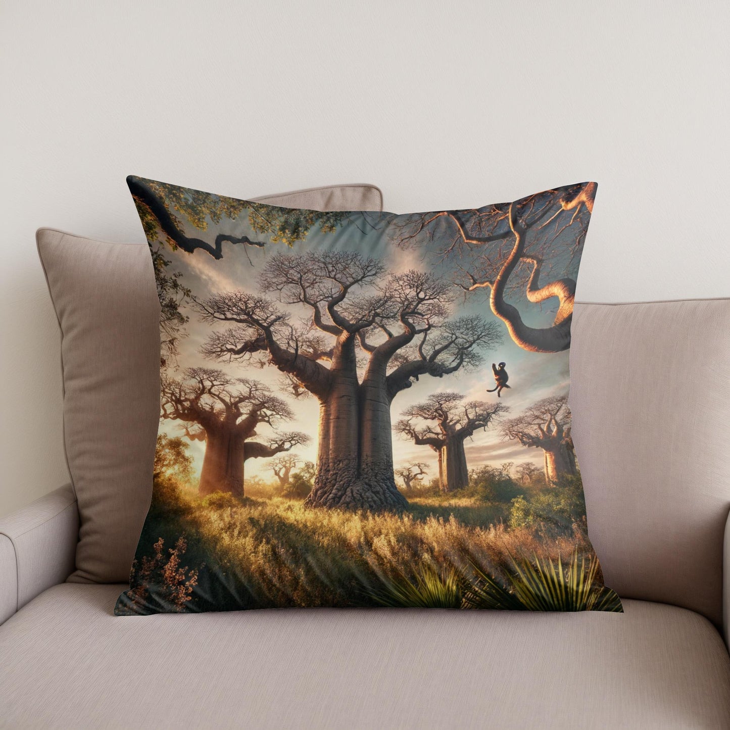 Baobab Grove Cotton Cushion