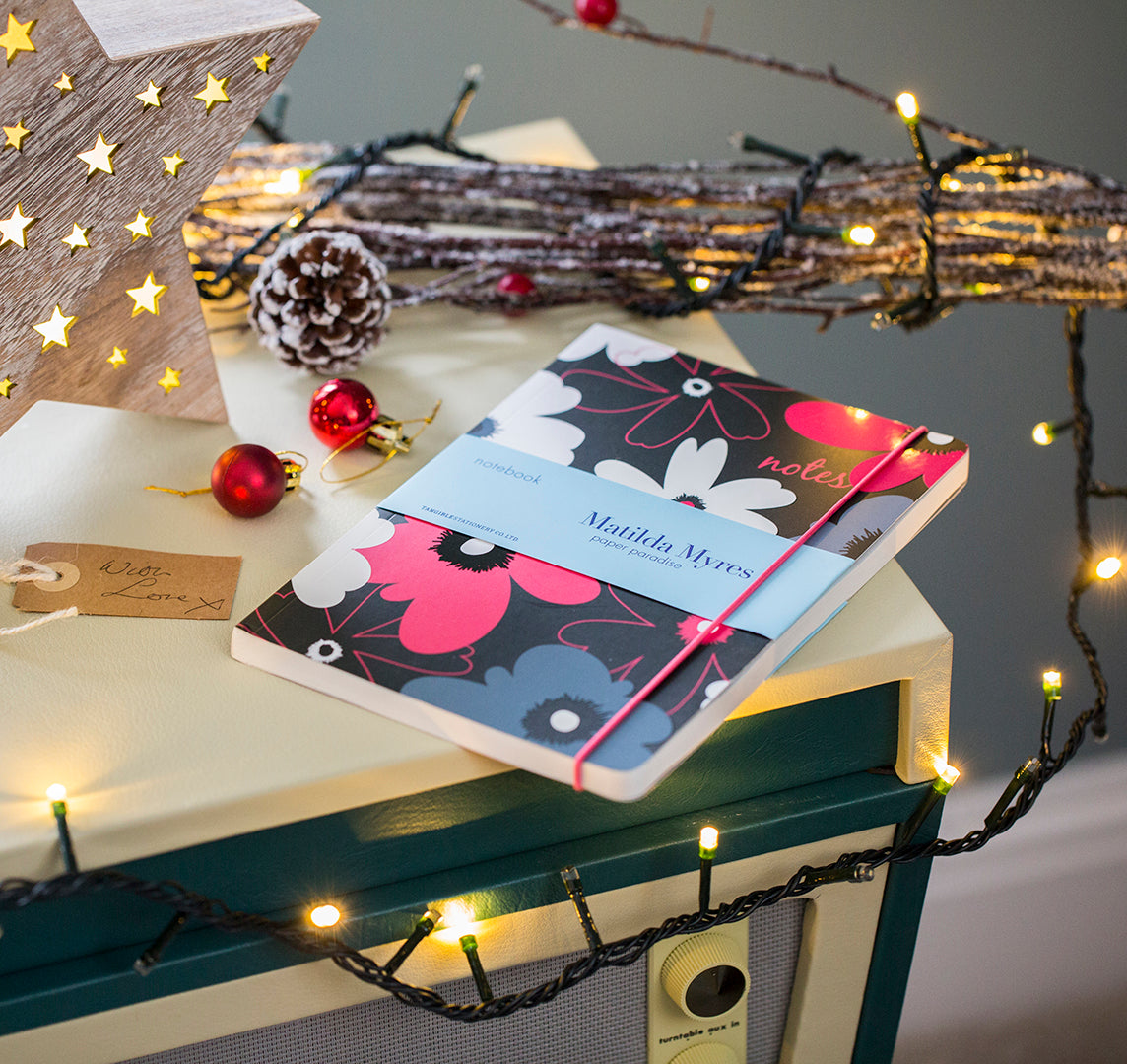 Matilda Myres | A5 Ruled Notebook | Floral