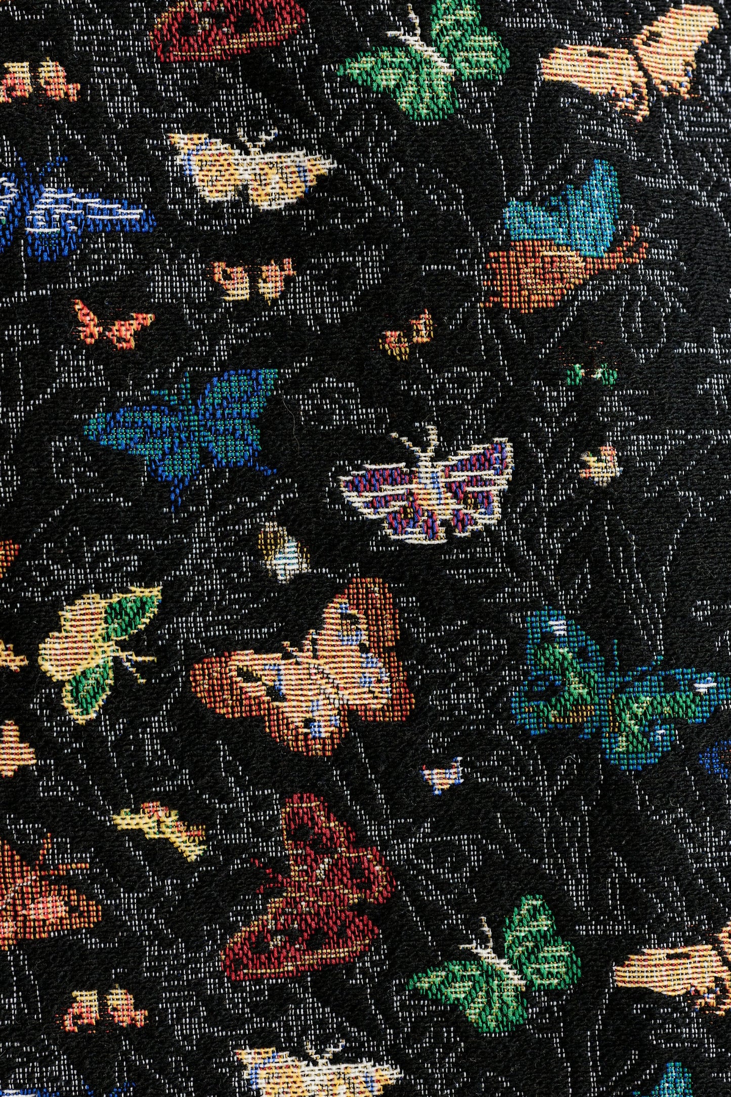 Dominica Butterfly Ball Jacquard Faux Fur Trimmed Waistcoat – Multicoloured