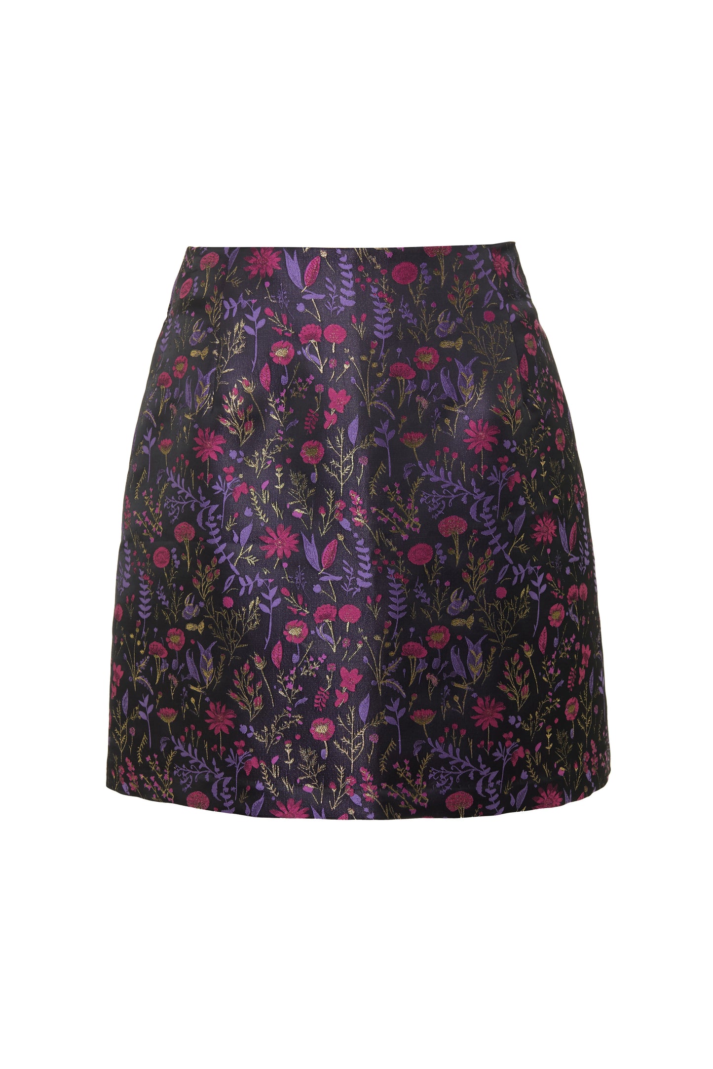 Aubin Magic Forest Jacquard Mini Skirt - Pink