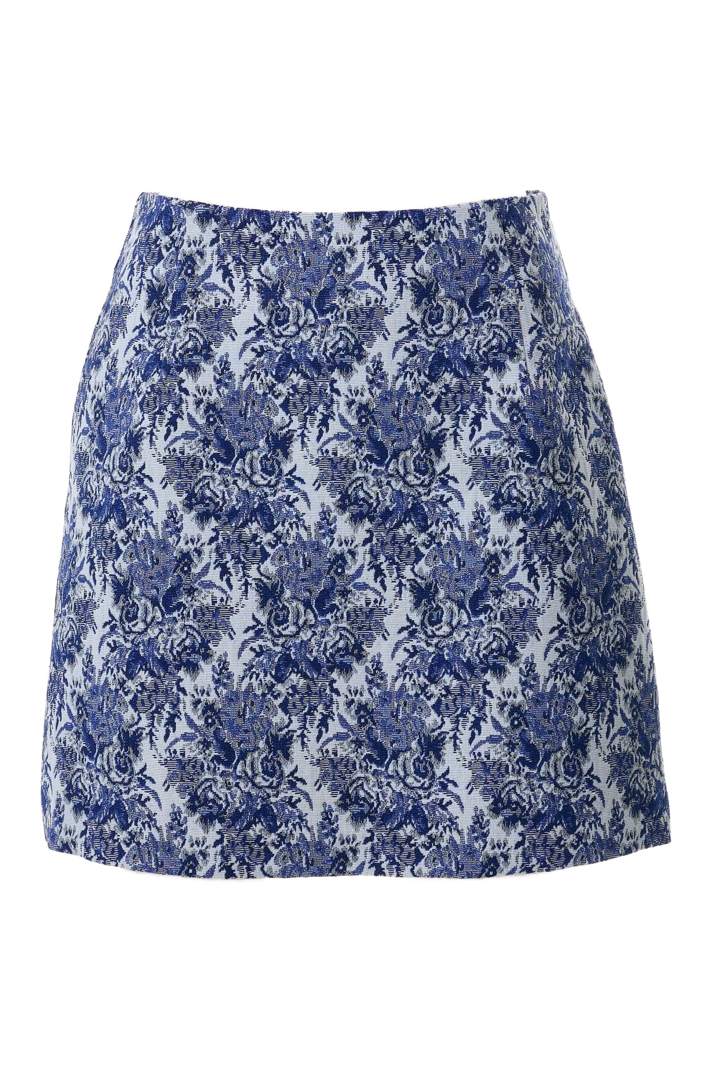 Aubin Wedgewood Jacquard A-Line Mini Skirt