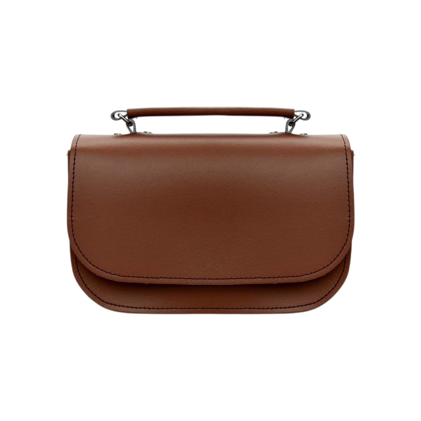 Aura Handmade Leather Bag - Chestnut