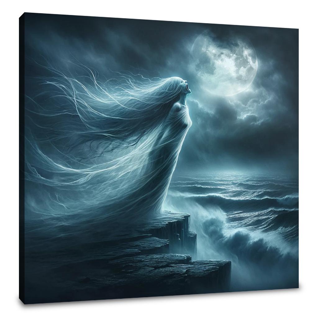 Banshee's Cliff Lament Canvas