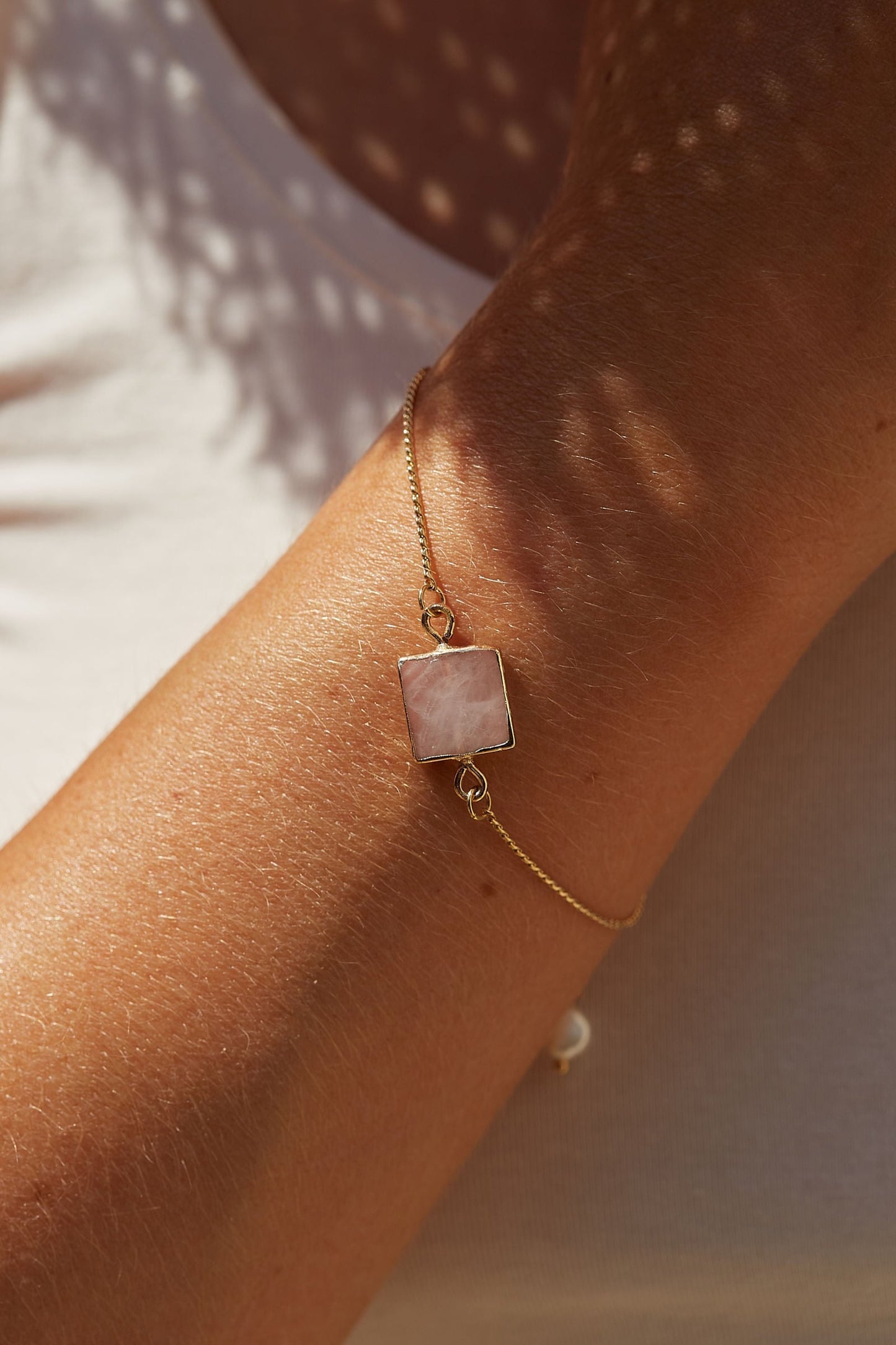 Louche Avondale Gemstone Bracelet in Pink