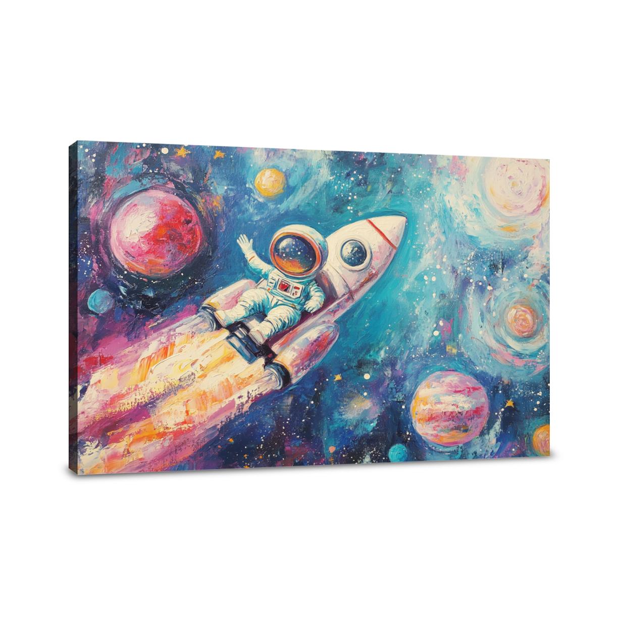Astronaut Adventure Canvas