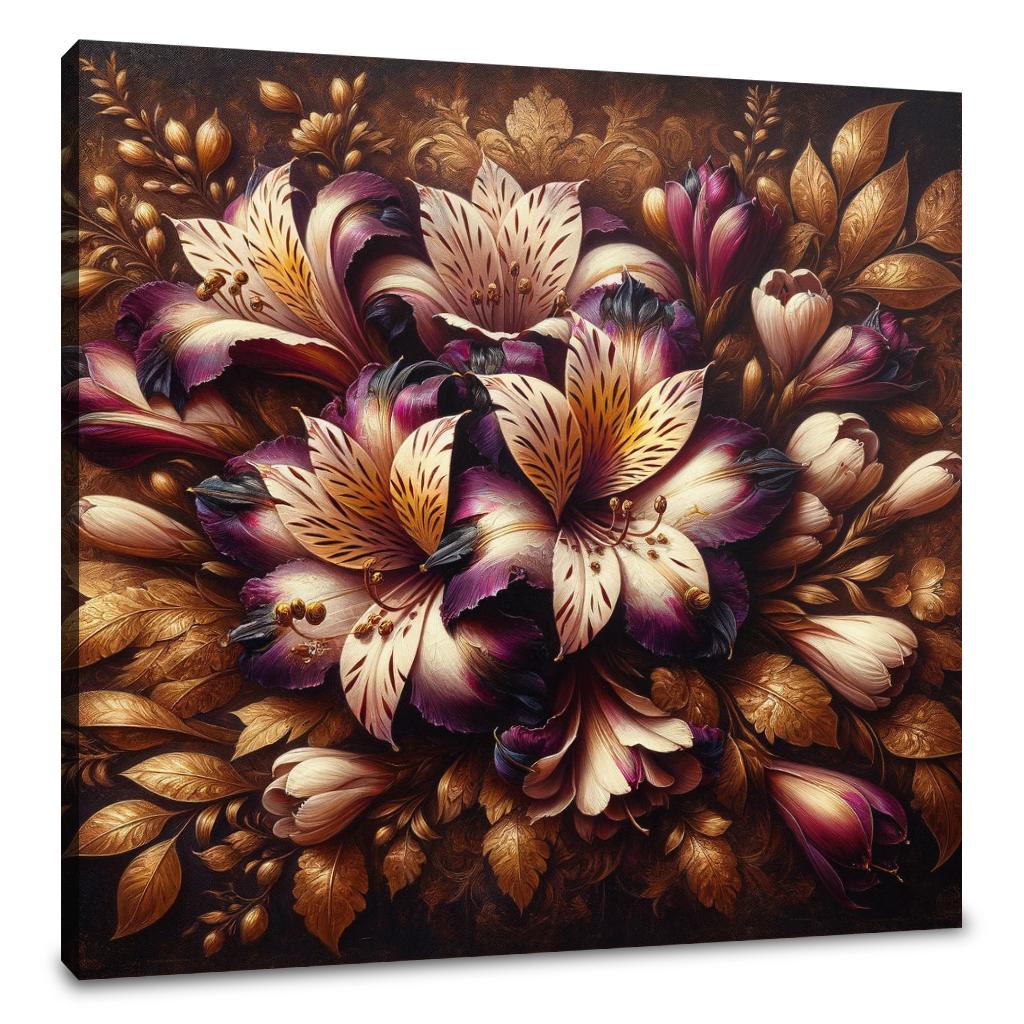 Regal Alstroemeria Canvas