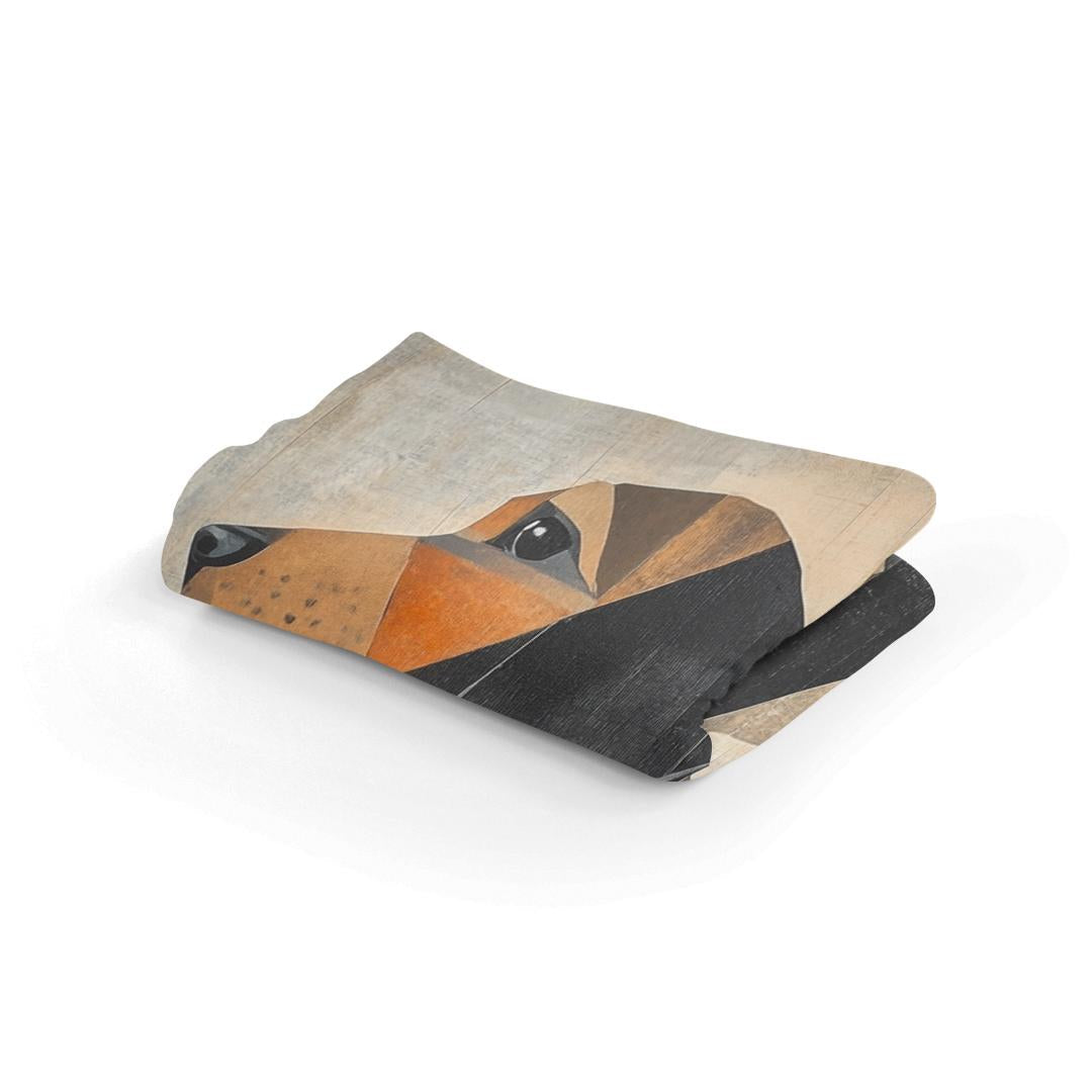 Cubist Dachshund Blanket