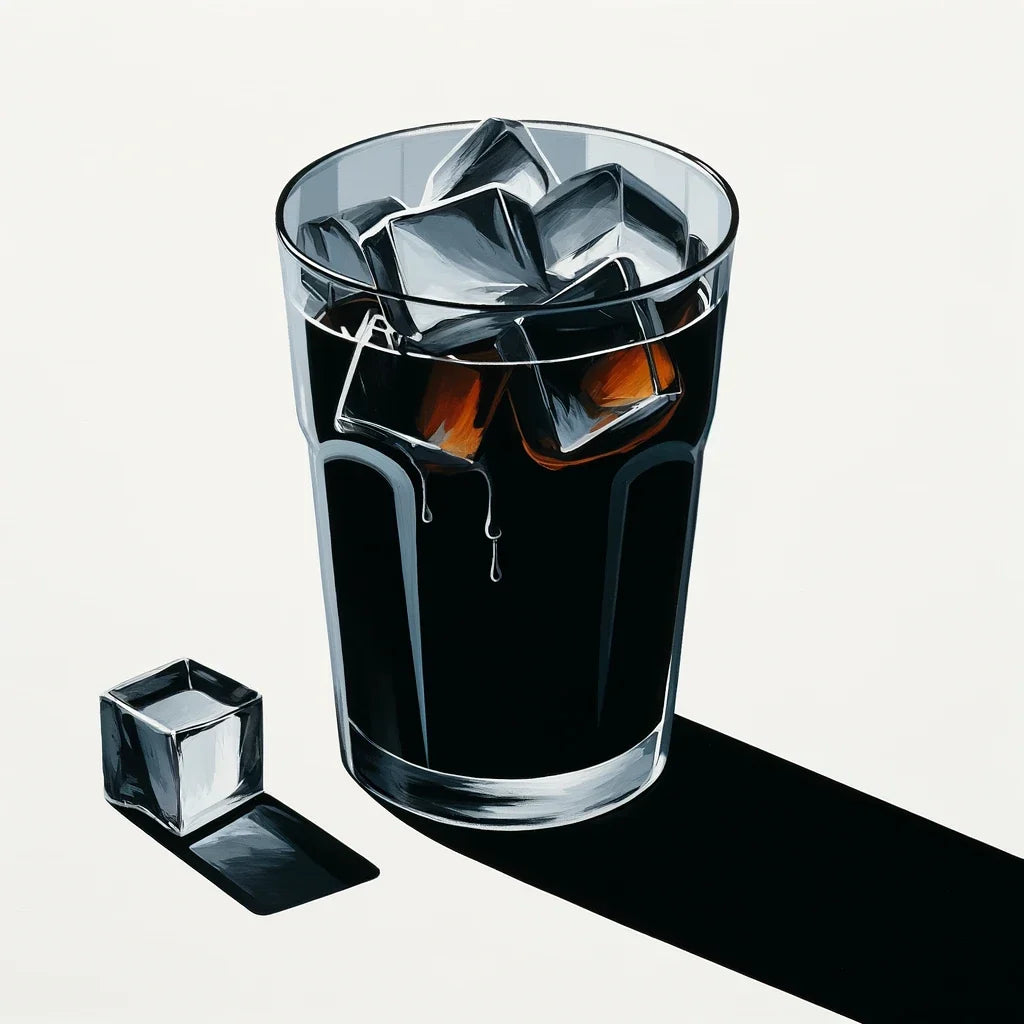 Abstract Clarity Cold Brew Canvas